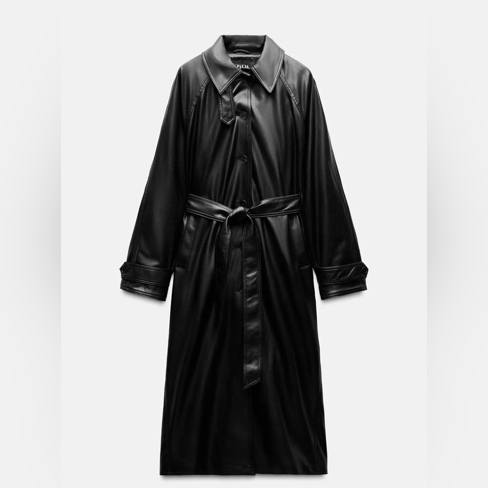 Zara Black Trench Coat